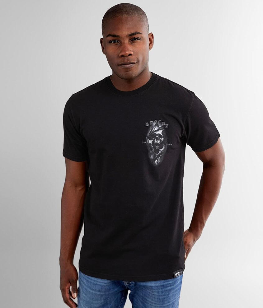 Sullen Strickland T-Shirt - Men's T-Shirts in Jet Black | Buckle