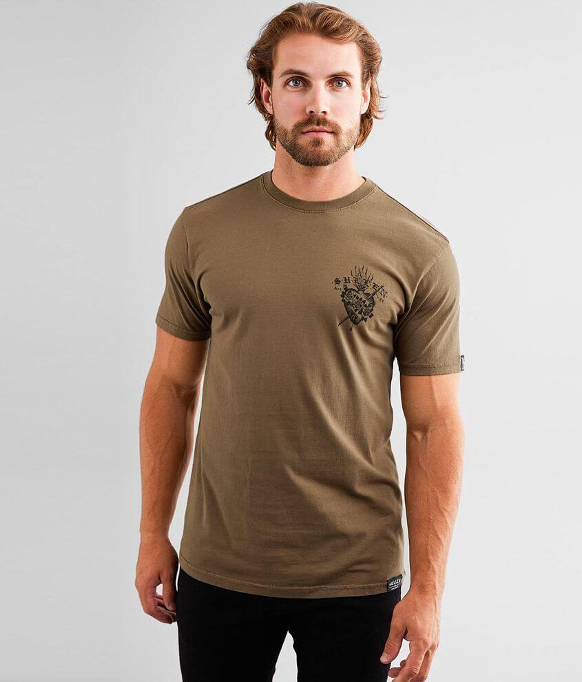 Sullen Bed Of Roses T-Shirt - Men's T-Shirts in Timber Wolf | Buckle