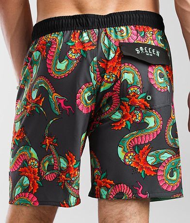 Sullen Trouser Snake Stretch Swim Trunks BACK