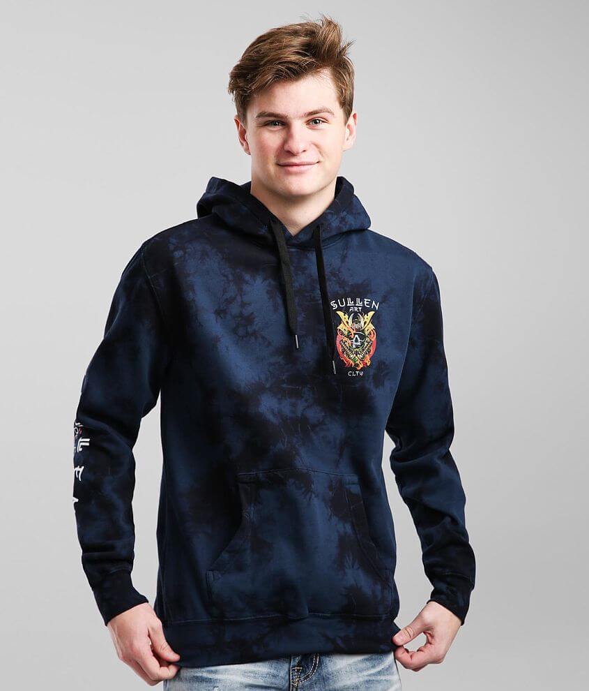 Sullen Samurai Tie Dye Hooded Sweatshirt - Men's Sweatshirts in