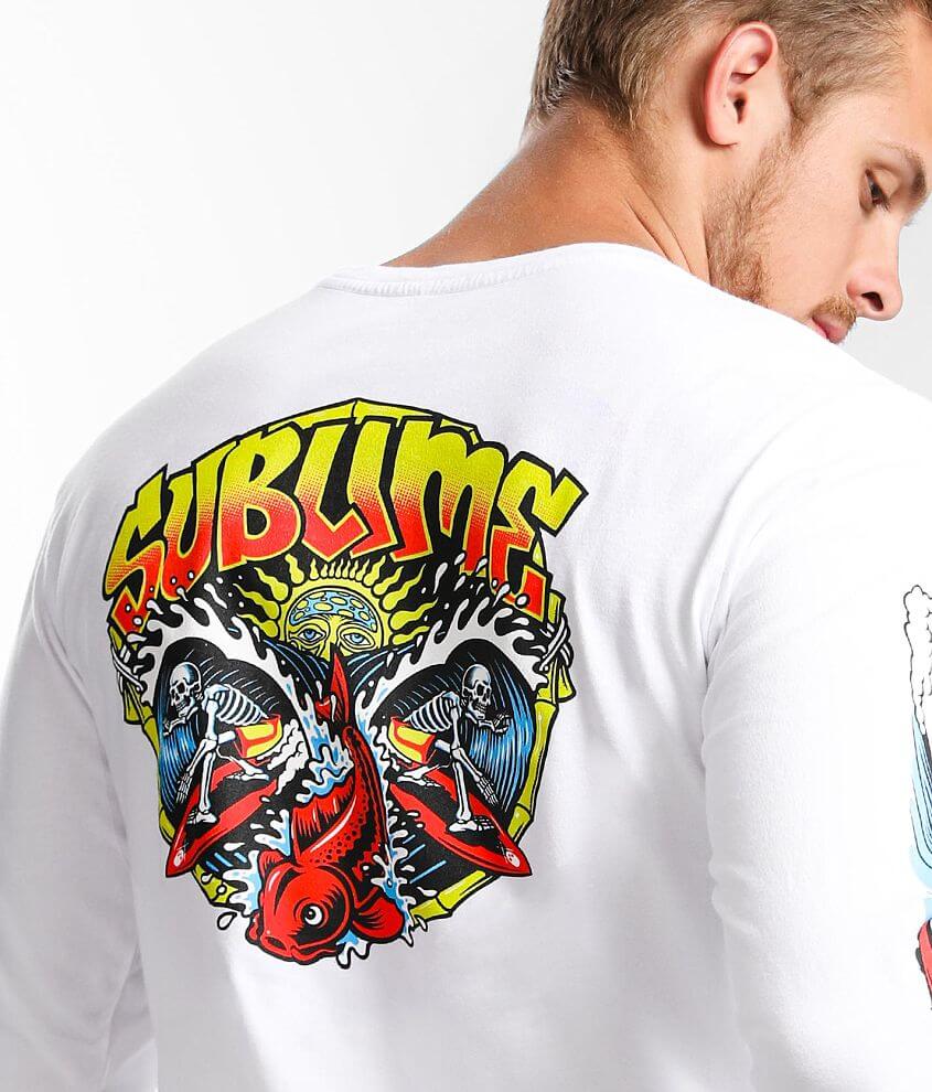 Sullen Badfish Sublime Band T-Shirt - Men's T-Shirts in White | Buckle