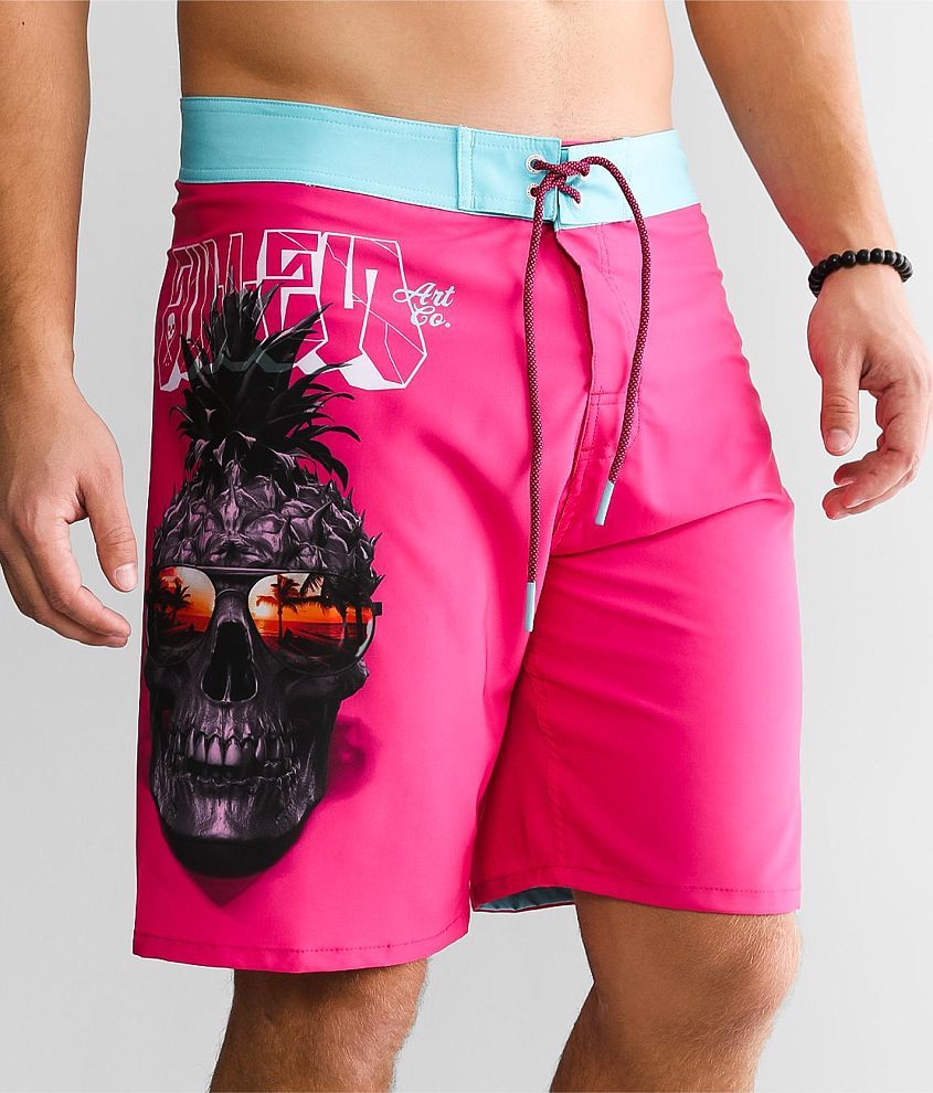 Sullen Pineapple Paradise Boardshort front view