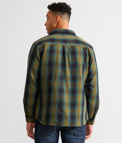 Sullen Timber Flannel Shacket BACK