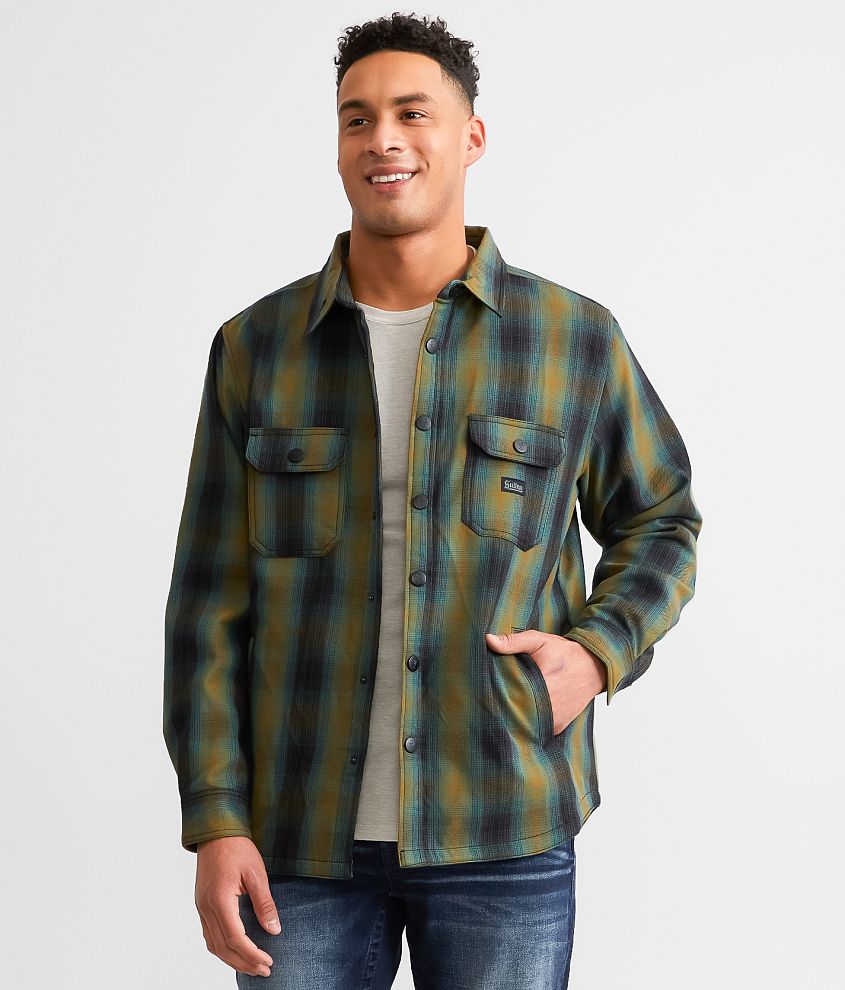 Sullen Timber Flannel Shacket - Men's Coats/Jackets in Timber | Buckle