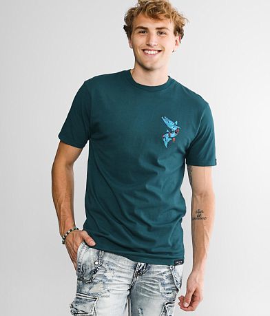 Sullen Cuda Deep Teal T-Shirt FULL_RIGHT_SIDE