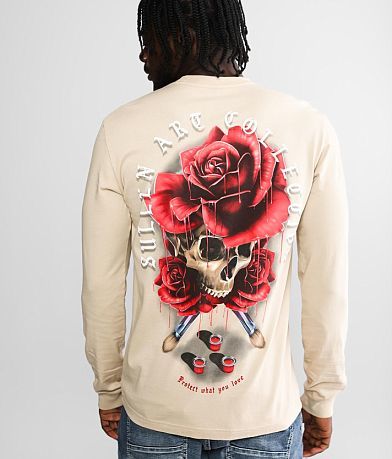 Sullen Rose Drip T-Shirt BACK