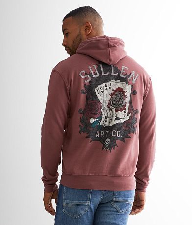Sullen Ace Of Spades Hooded Sweatshirt BACK