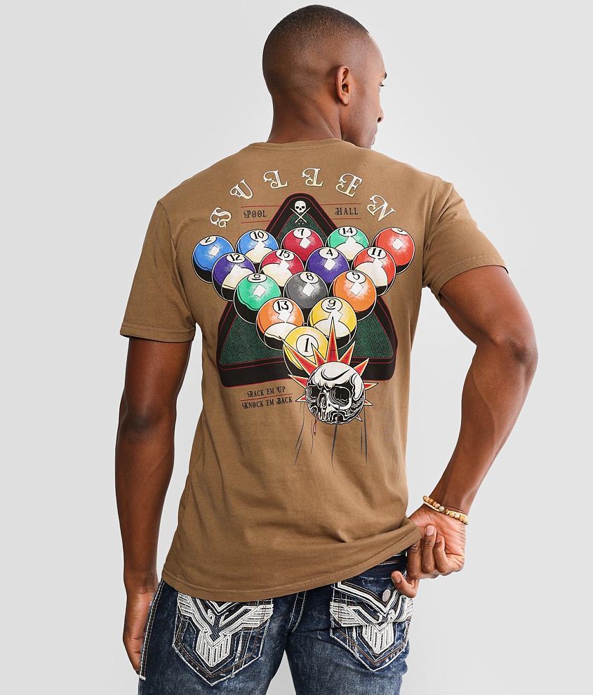 Sullen Pool Hall TShirt Men's TShirts in Timber Wolf Buckle