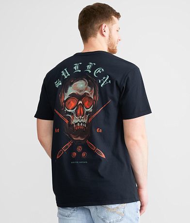 Sullen Glow Skull T-Shirt BACK