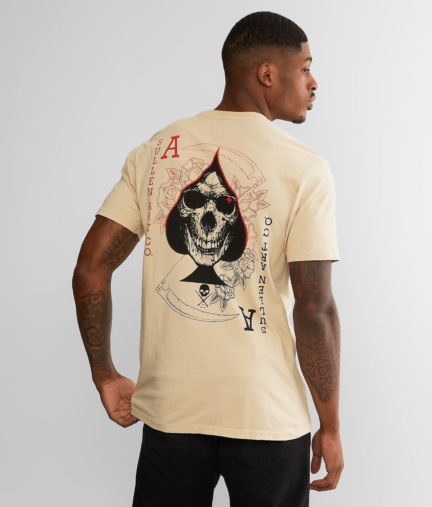 Men's Tattoo Lifestyle Graphic T-shirts Urban Style Sullen Men's Los Angeles Artist Series - Black Standard Tee Tattoo Graphic T-shirt