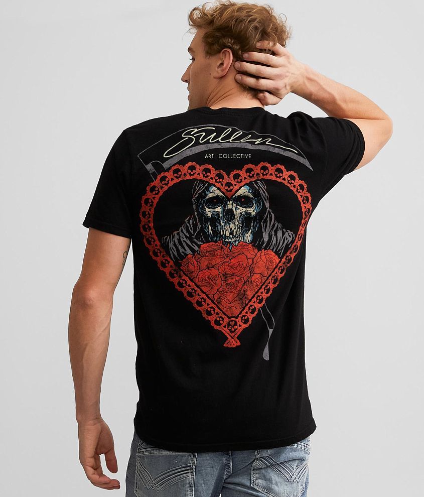 Sullen Sweetheart T-Shirt - Men's T-Shirts in Jet Black | Buckle