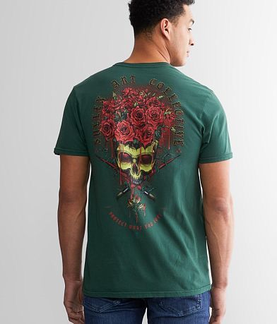 Sullen Bouquet Badge T-Shirt BACK