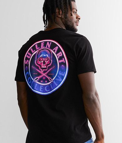 Sullen Neon Badge T-Shirt BACK