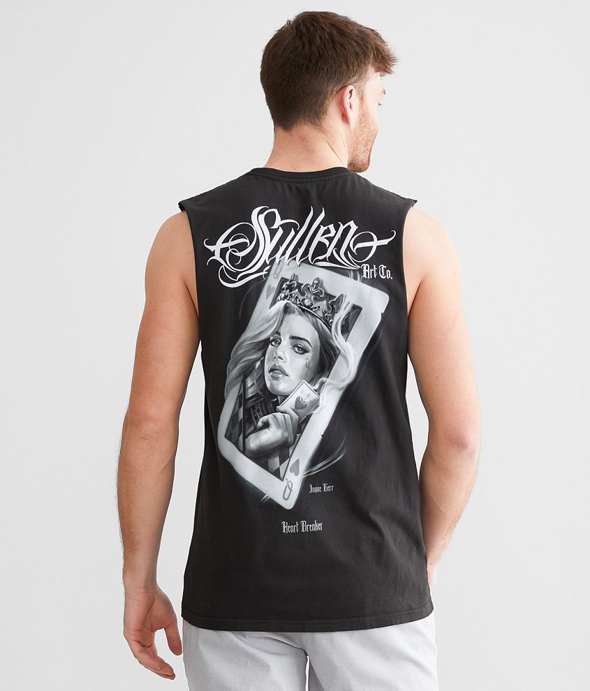 Sullen Heart Breaker Muscle Tank Top - Men's Tank Tops in Vintage Black ...