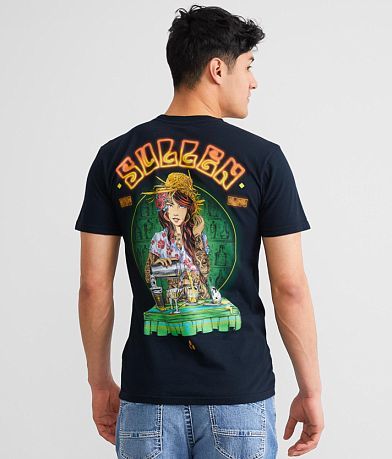 Sullen Bartender T-Shirt back view