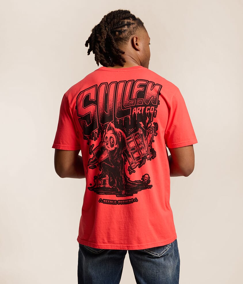 Sullen Sulley T-Shirt - Men's Graphic T-Shirts in Hibiscus | Buckle
