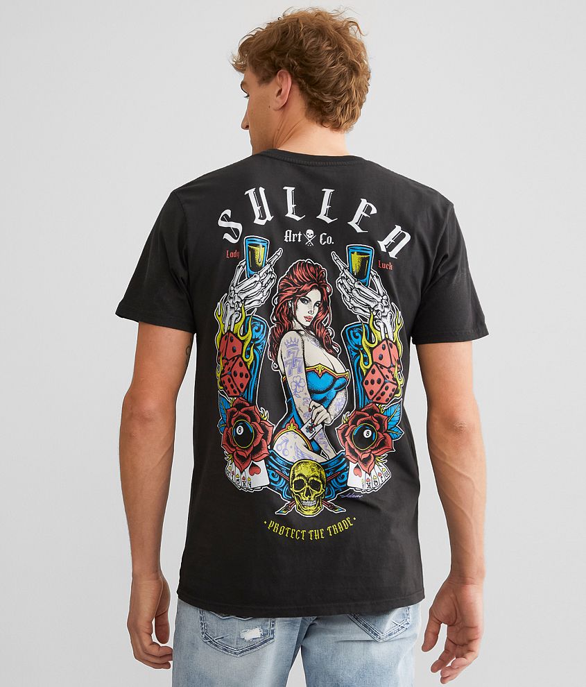 Sullen Lady Luck T-Shirt front view