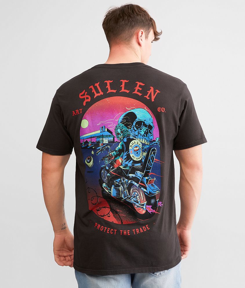 Sullen Road Kill T-Shirt - Men's T-Shirts in Vintage Black | Buckle