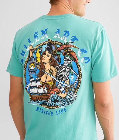 Sullen Pirate Pin Up T-Shirt BACK