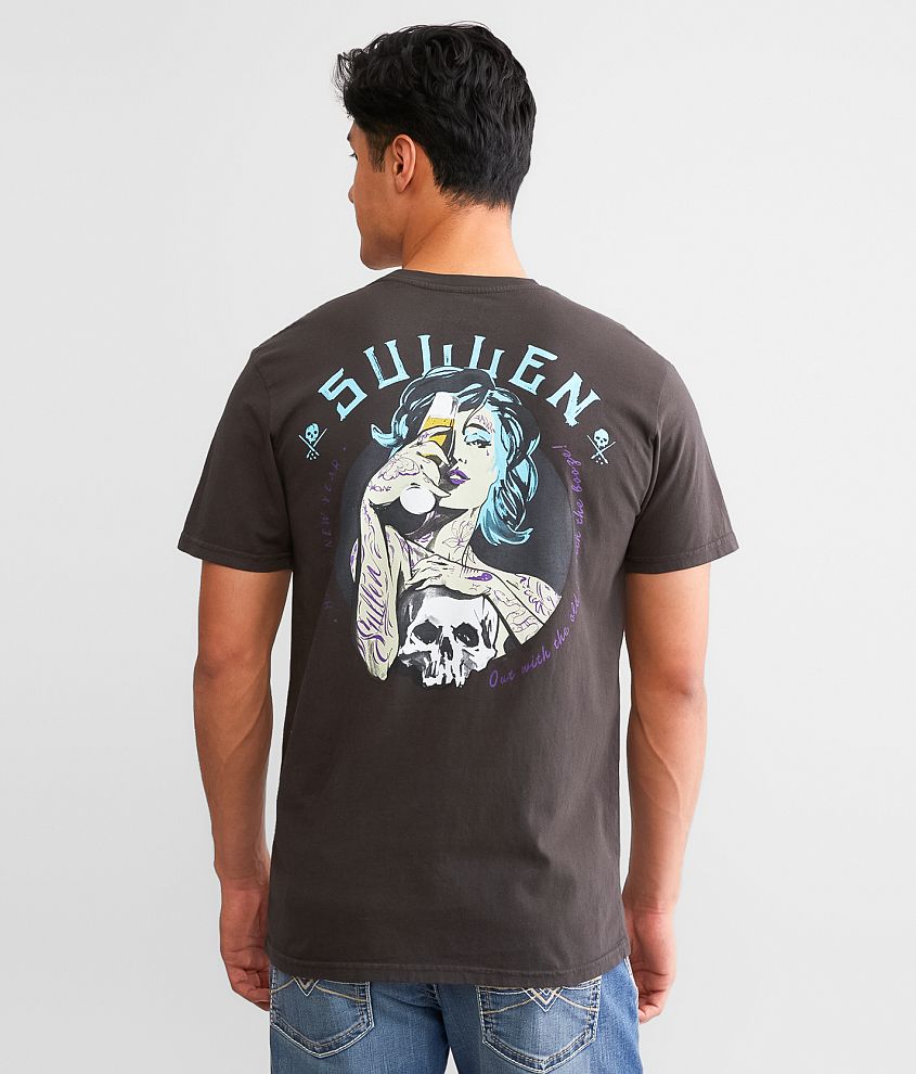 Sullen New Year's Eve T-Shirt - Men's T-Shirts in Vintage Black