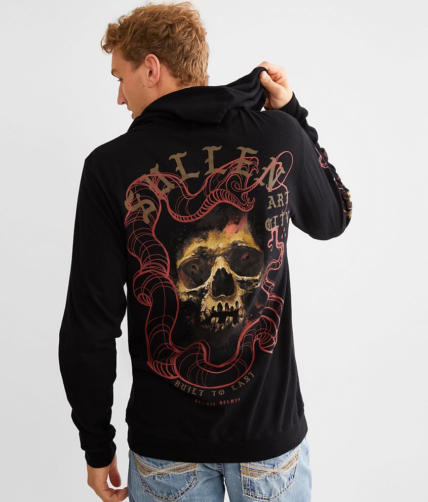 Sullen Sketchy Hoodie - Men's Sweatshirts in Black | Buckle