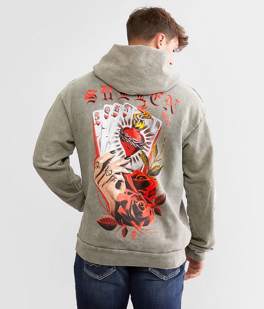 Sullen Royal Flush Hooded Sweatshirt Men s Sweatshirts in