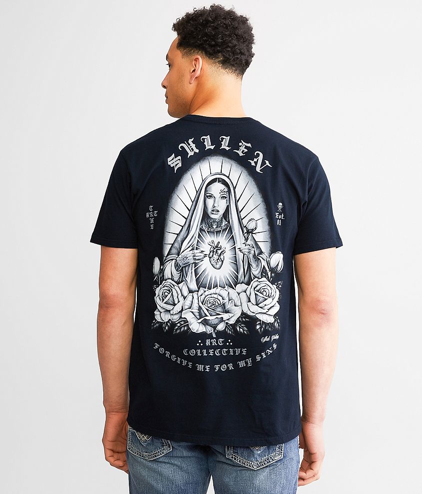 Sullen Mother Mary T-Shirt front view