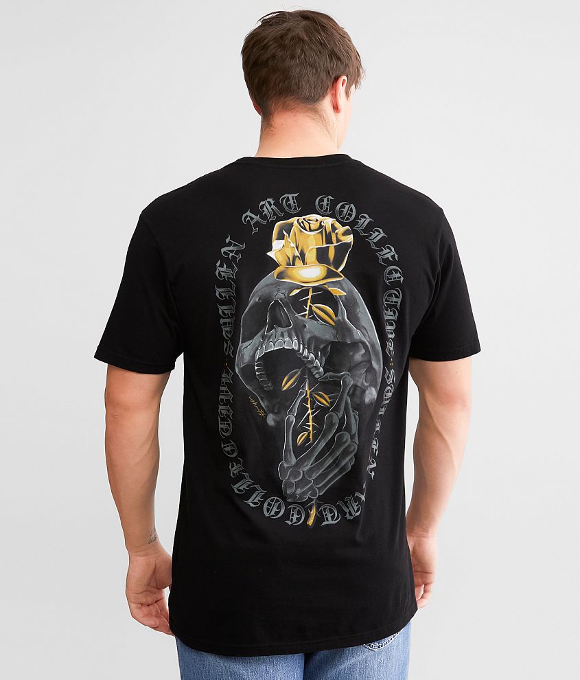 Sullen Rose Gold T-Shirt - Men's T-Shirts in Jet Black | Buckle