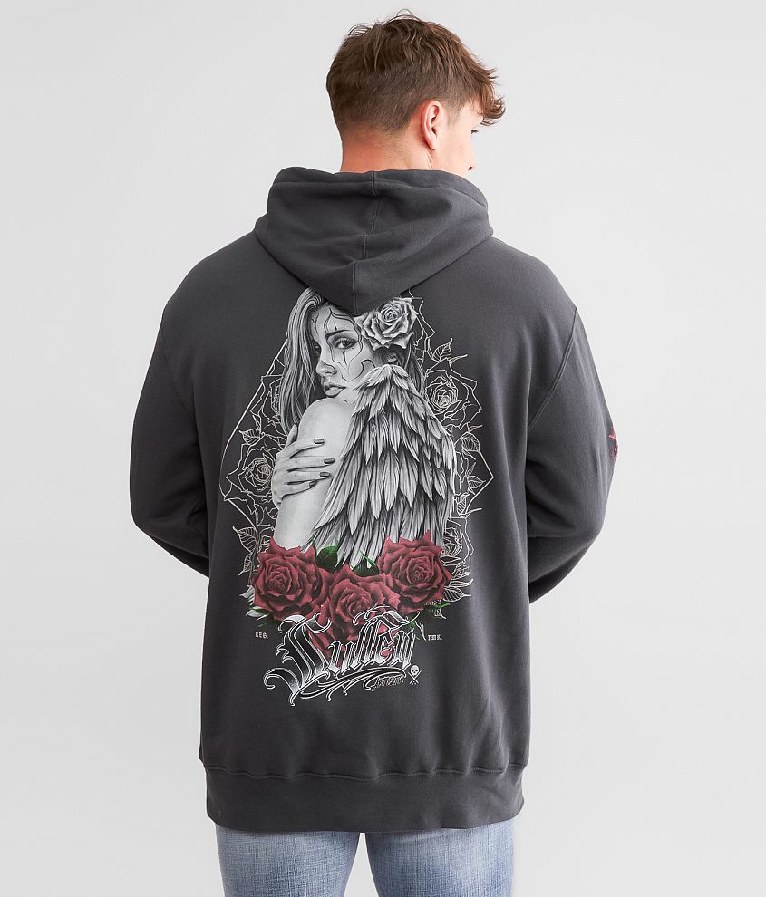 Sullen Rose Angel Hooded Sweatshirt