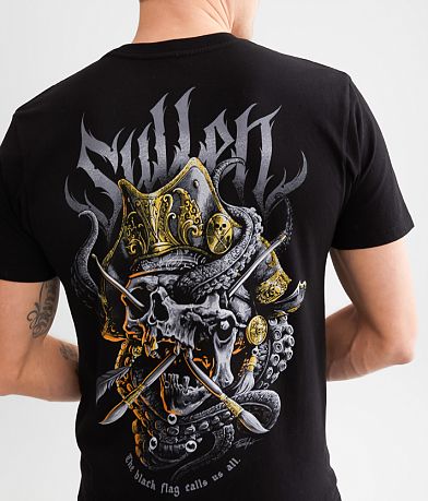 Sullen Black Flag T-Shirt BACK
