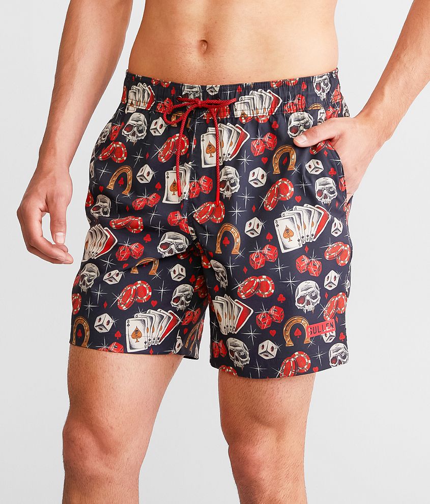 Sullen Tough Luck Stretch Swim Trunks front view