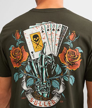 Sullen Aces &amp; Eights T-Shirt BACK