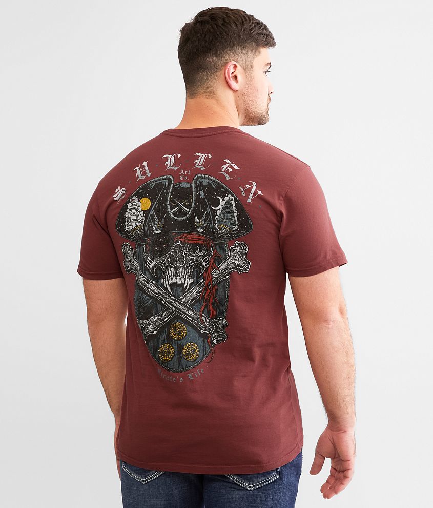 Sullen Pirate Badge T-Shirt front view