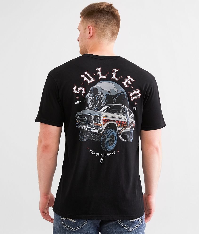 Sullen End Of The Road T-Shirt - Men's T-Shirts in Jet Black | Buckle