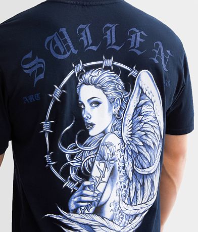 Sullen Barbwire Angel T-Shirt back view