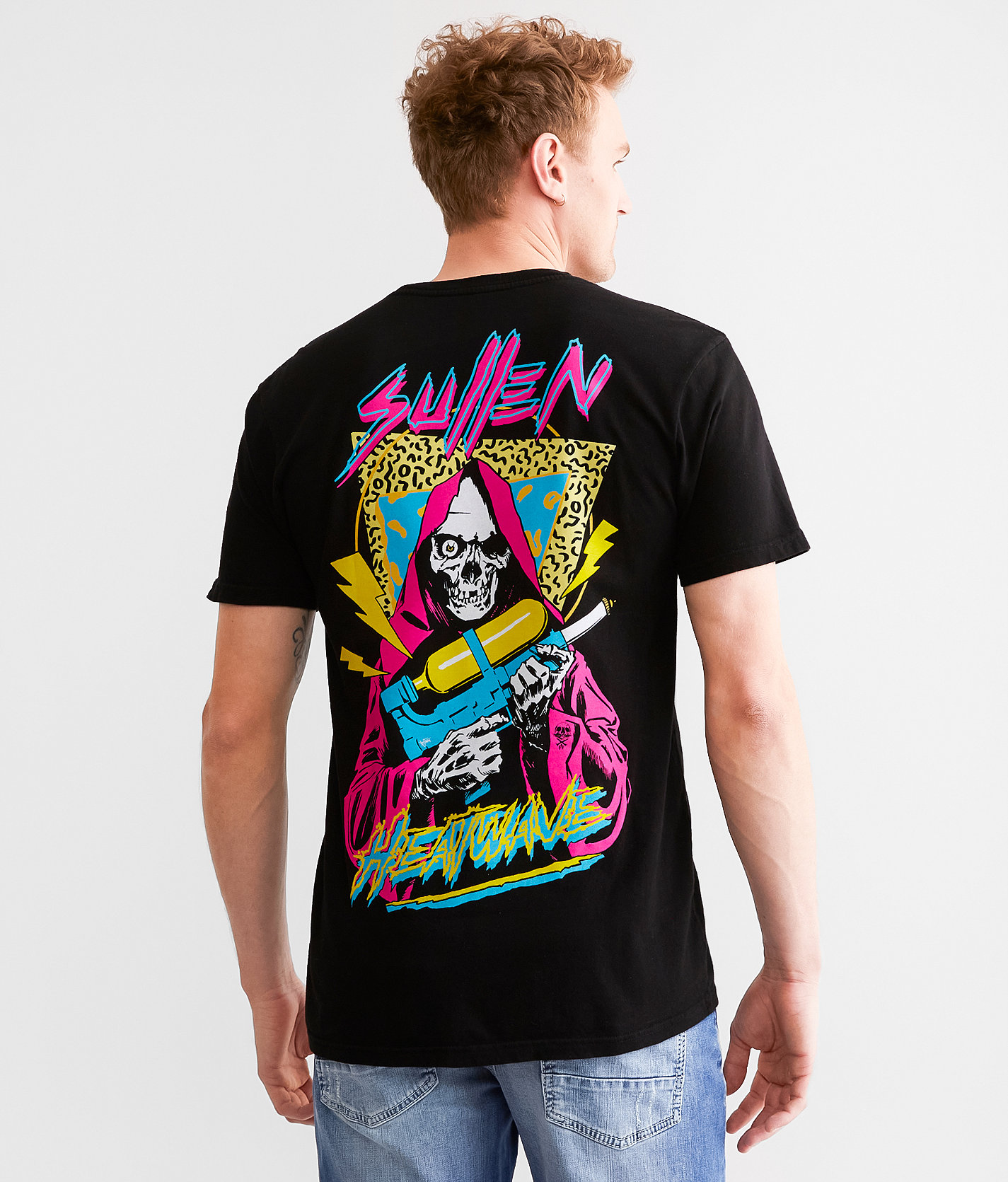 Sullen Men's Ever Premium Long Sleeve T-Shirt - 100% Cotton Jet Black (Size M) - View #12