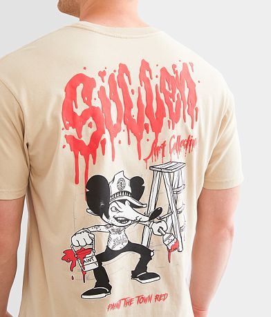 Sullen Paint The Town T-Shirt BACK