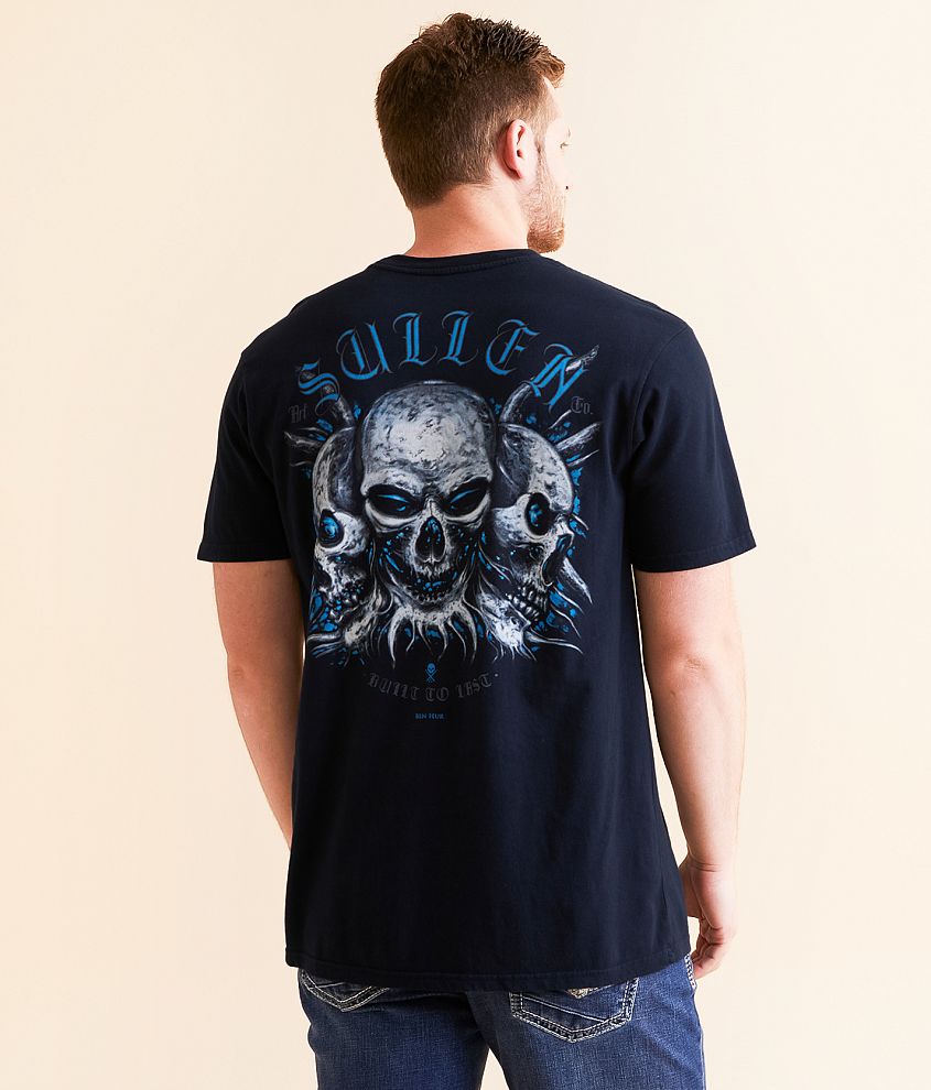 Sullen Hur Skulls T-Shirt front view