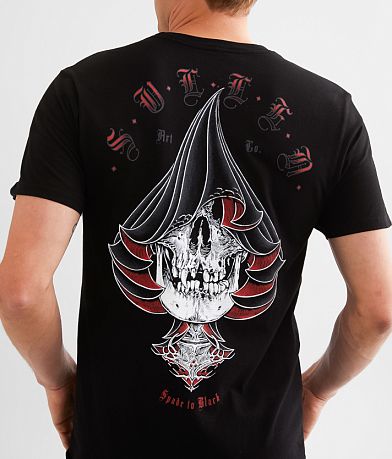 Sullen Spade To Black T-Shirt BACK