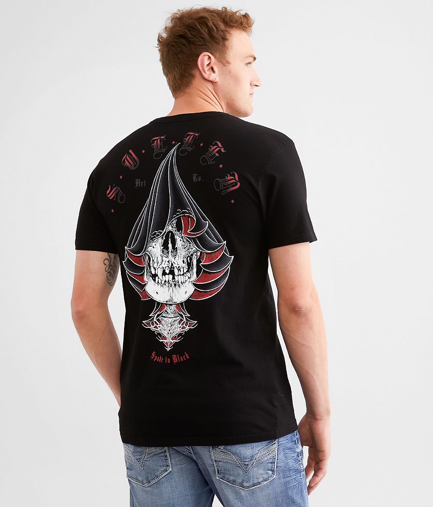 Sullen Spade To Black T-Shirt front view