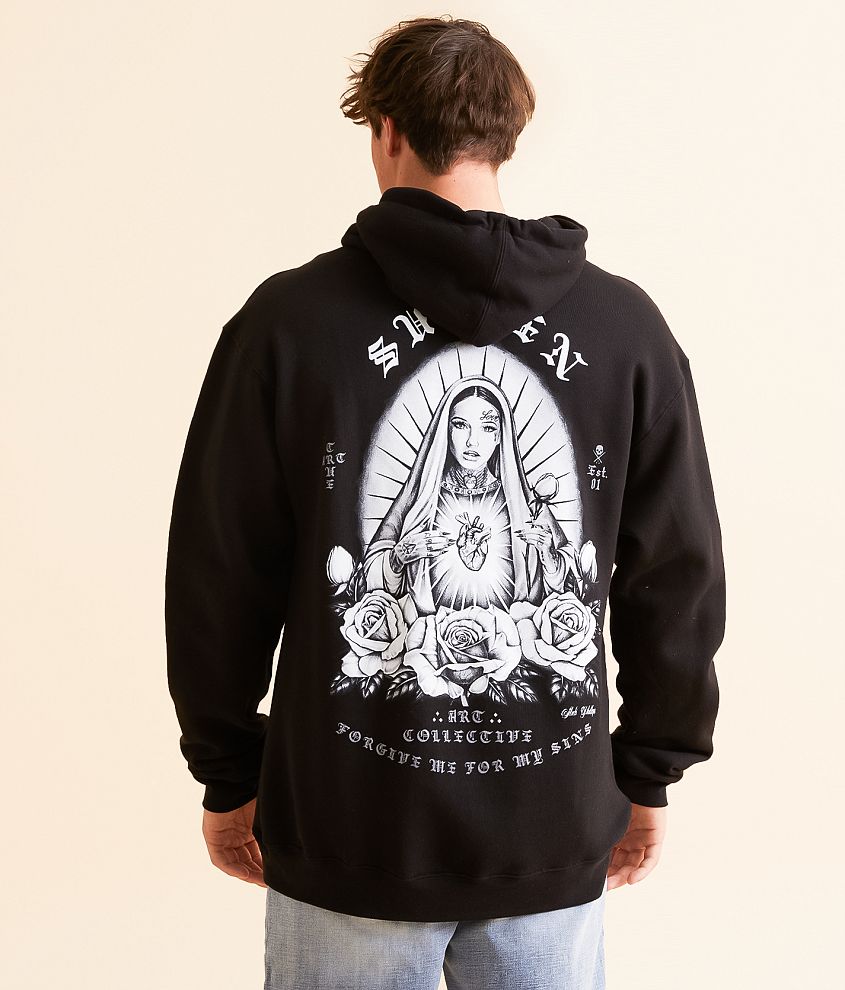 Sullen Mother Mary Hooded Sweatshirt front view