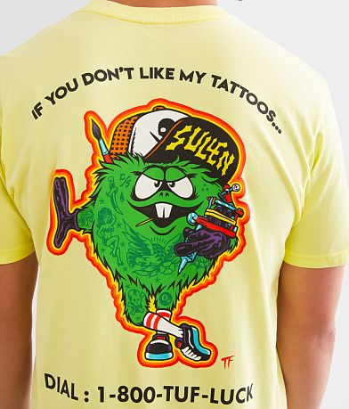 Sullen Meanie Greenie T-Shirt BACK