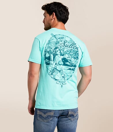 Sullen Secluded Beach T-Shirt front view