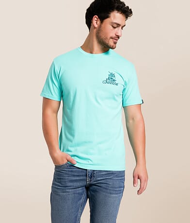Sullen Secluded Beach T-Shirt full left side view