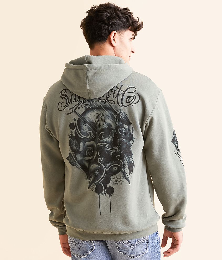 Sullen Kiddo Badge Hooded Sweatshirt front view