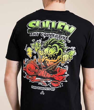 Sullen Weirdo Rotary T-Shirt back view