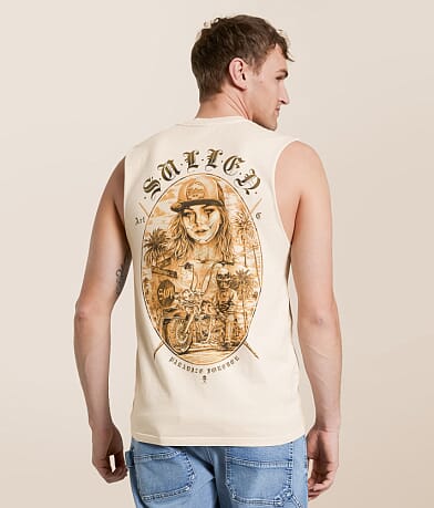 Sullen Paradize Forever Muscle Tank Top front view