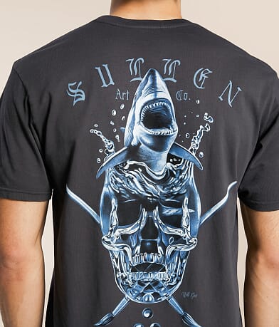 Sullen Adis Badge T-Shirt BACK
