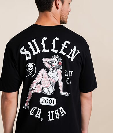 Sullen Cali Pin-Up T-Shirt back view