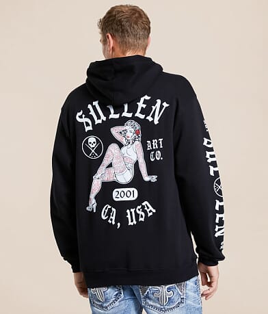 Sullen Cali Pin-Up Hooded Sweatshirt front view